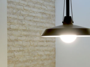 ladrillo visto lámpara